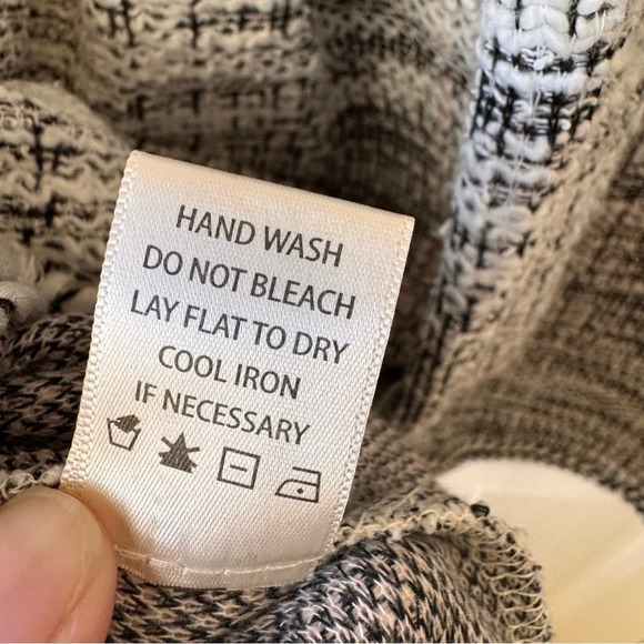 NWT Max Studio Tweed Nautical knit Blazer Sweater cardigan neutral Medium - Picture 12 of 12